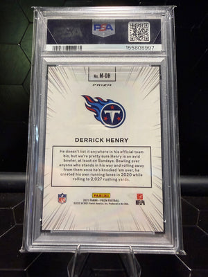 2021 Panini Prizm Derrick Henry #M-DH Manga PSA 10