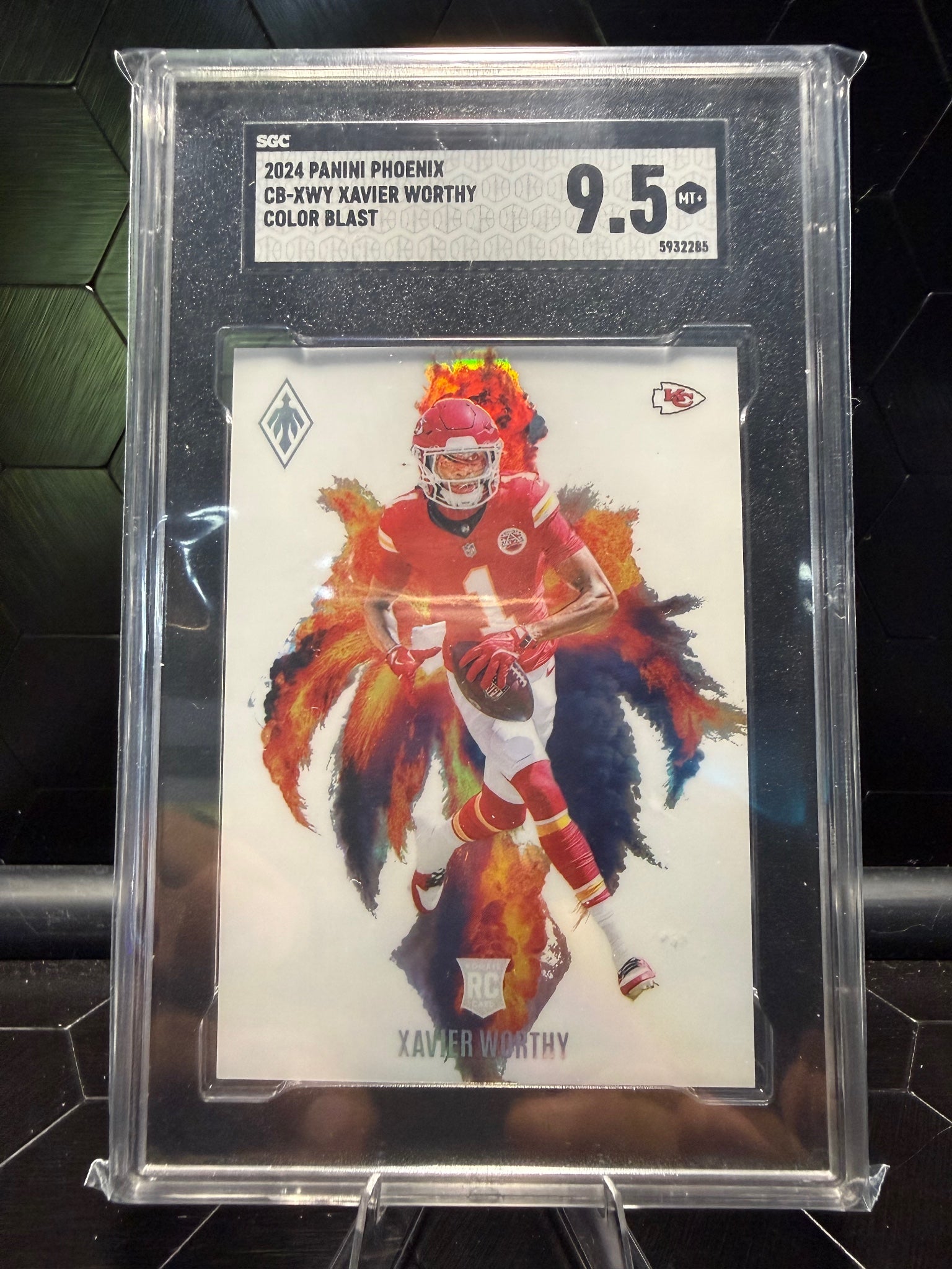 【激レア！スコア】HEAVY L NEW POWER BEST 2 2024 Panini Phoenix Xavier Worthy #CB-XWY Color Blast RC SGC 9.5