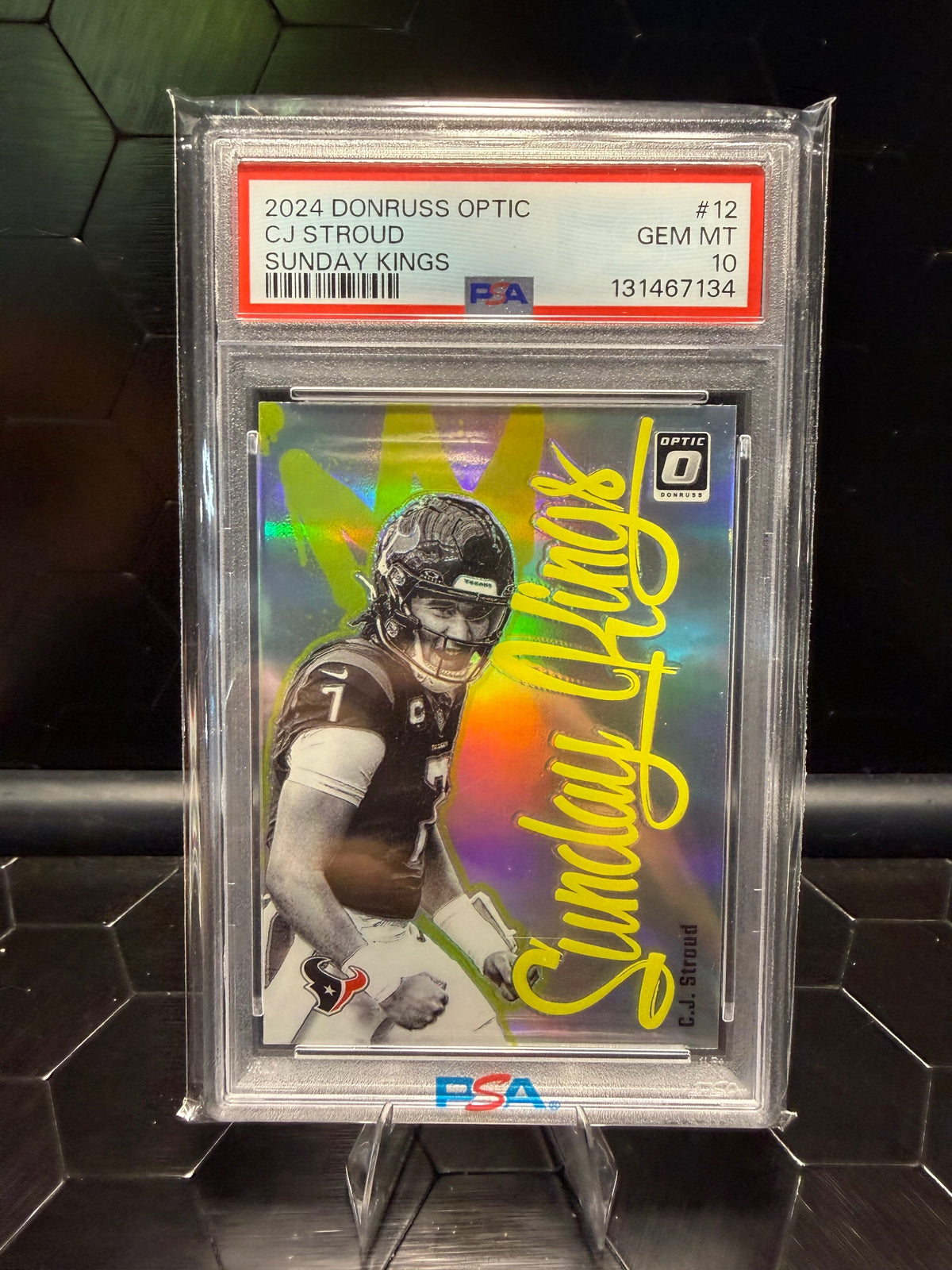 2024 Donruss Optic C.J. Stroud #12 Sunday Kings PSA 10