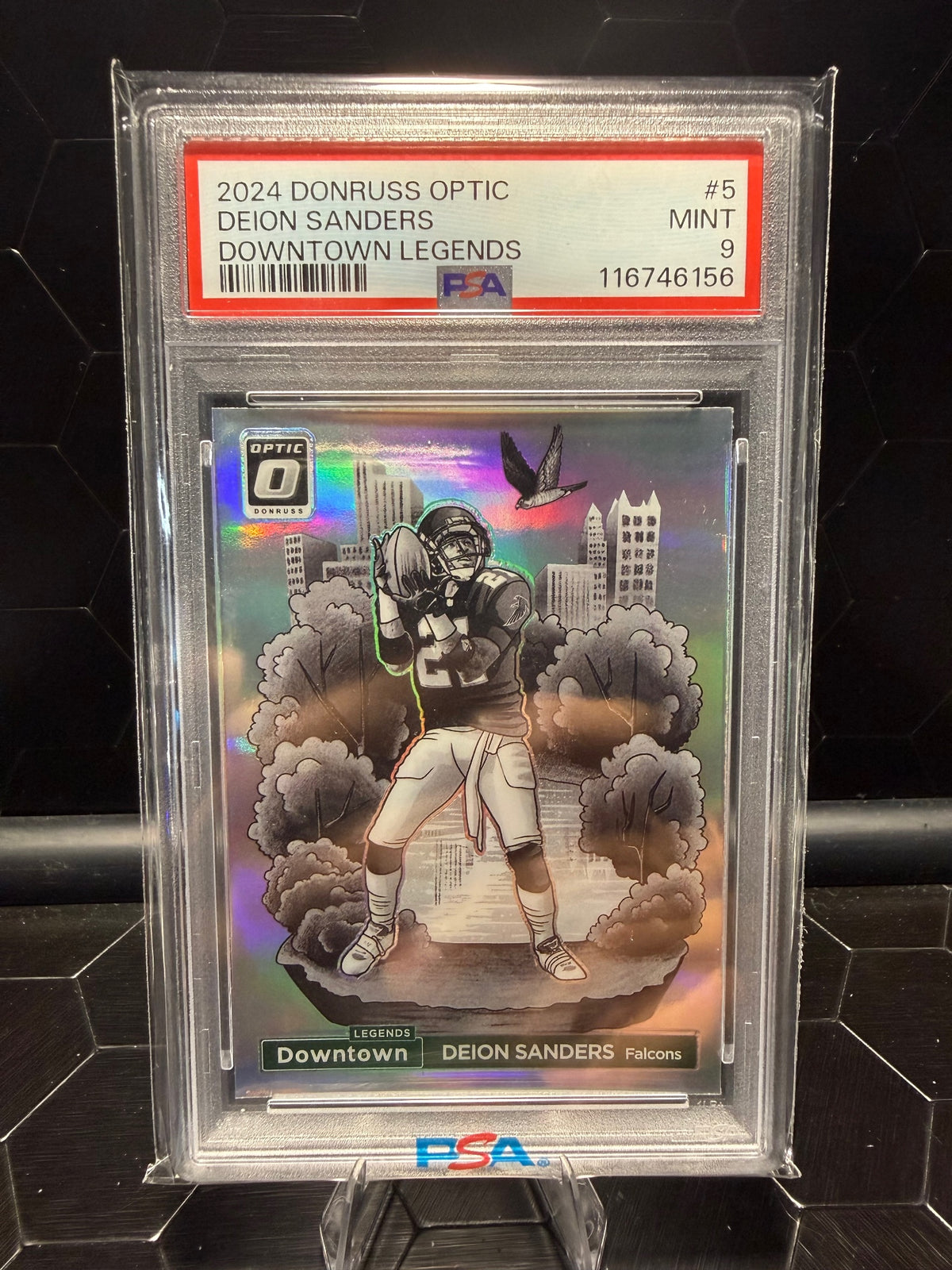 2024 Donruss Optic Deion Sanders #5 Downtown Legends PSA 9 – Lyons Cards