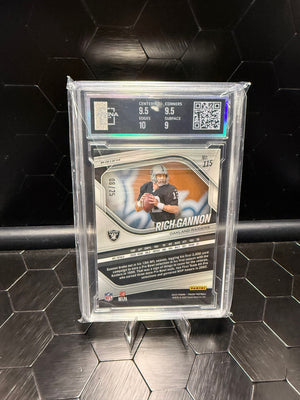 2025 Panini Prizm Rich Gannon #115 Navy Camo /25 Arena 9.5