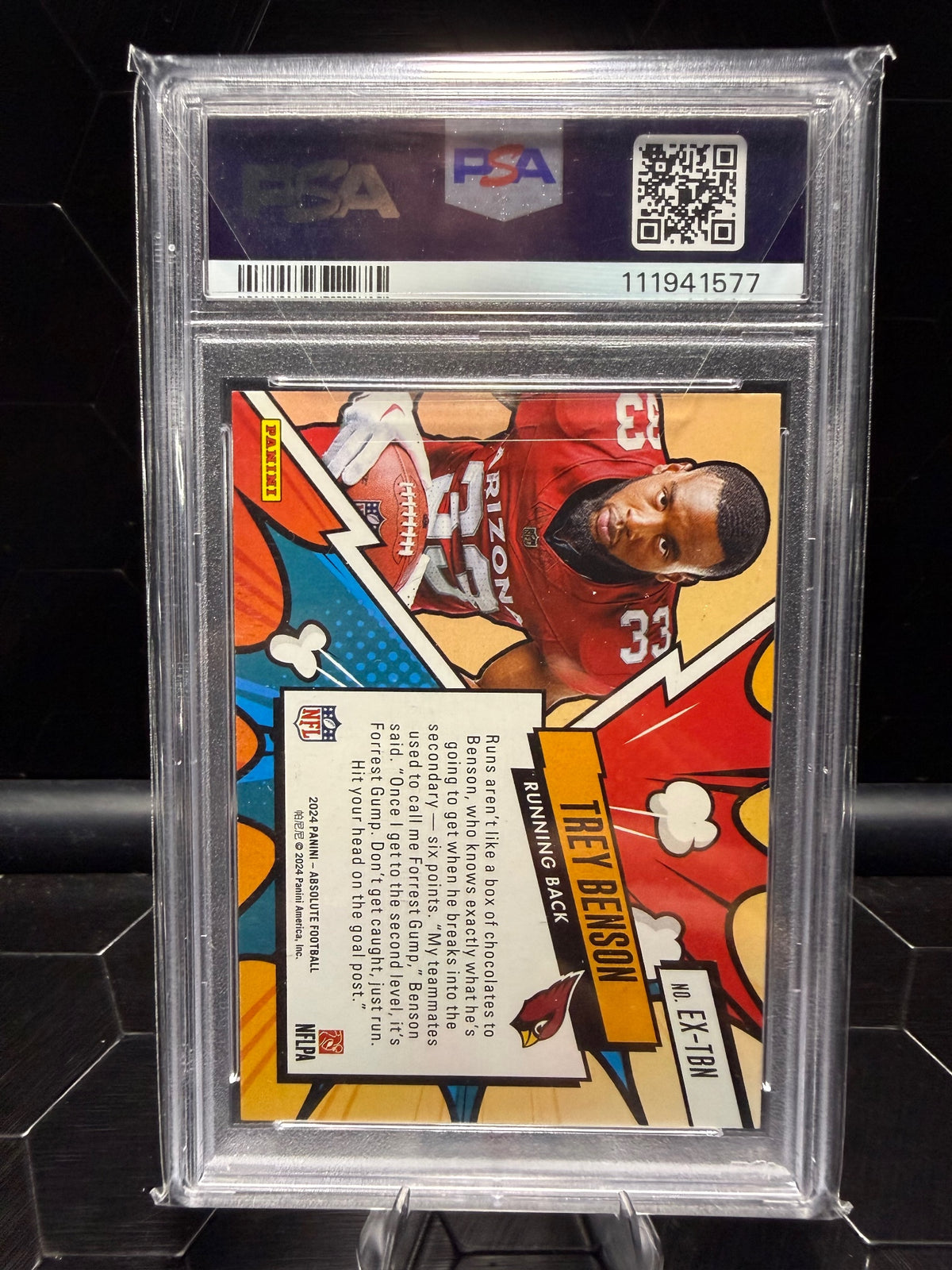 2024 Panini Absolute #EXTBN Trey Benson Explosive PSA 9