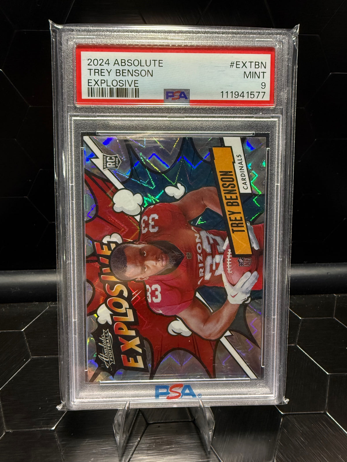 2024 Panini Absolute #EXTBN Trey Benson Explosive PSA 9