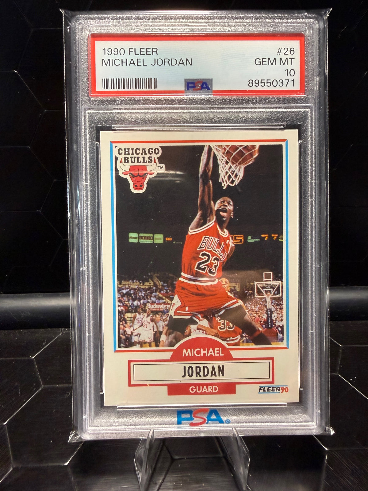 1990 Fleer Michael Jordan #26 PSA 10