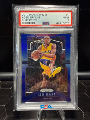 2019-20 Panini Prizm Kobe Bryant #8 Blue Prizm PSA 9
