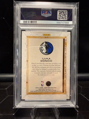 2020-21 Panini Court Kings Luka Doncic #7 Blank Slate PSA 10