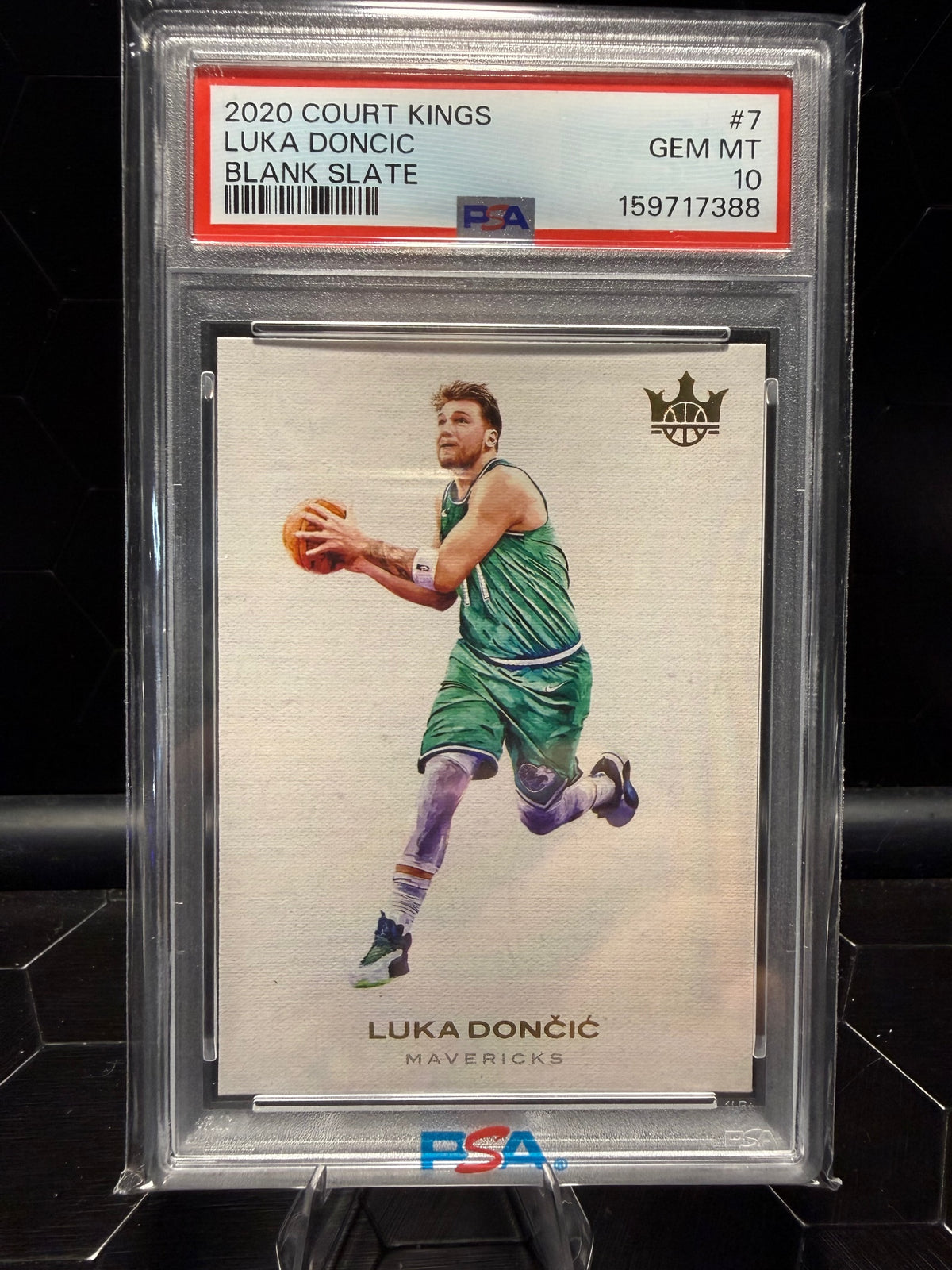 2020-21 Panini Court Kings Luka Doncic #7 Blank Slate PSA 10