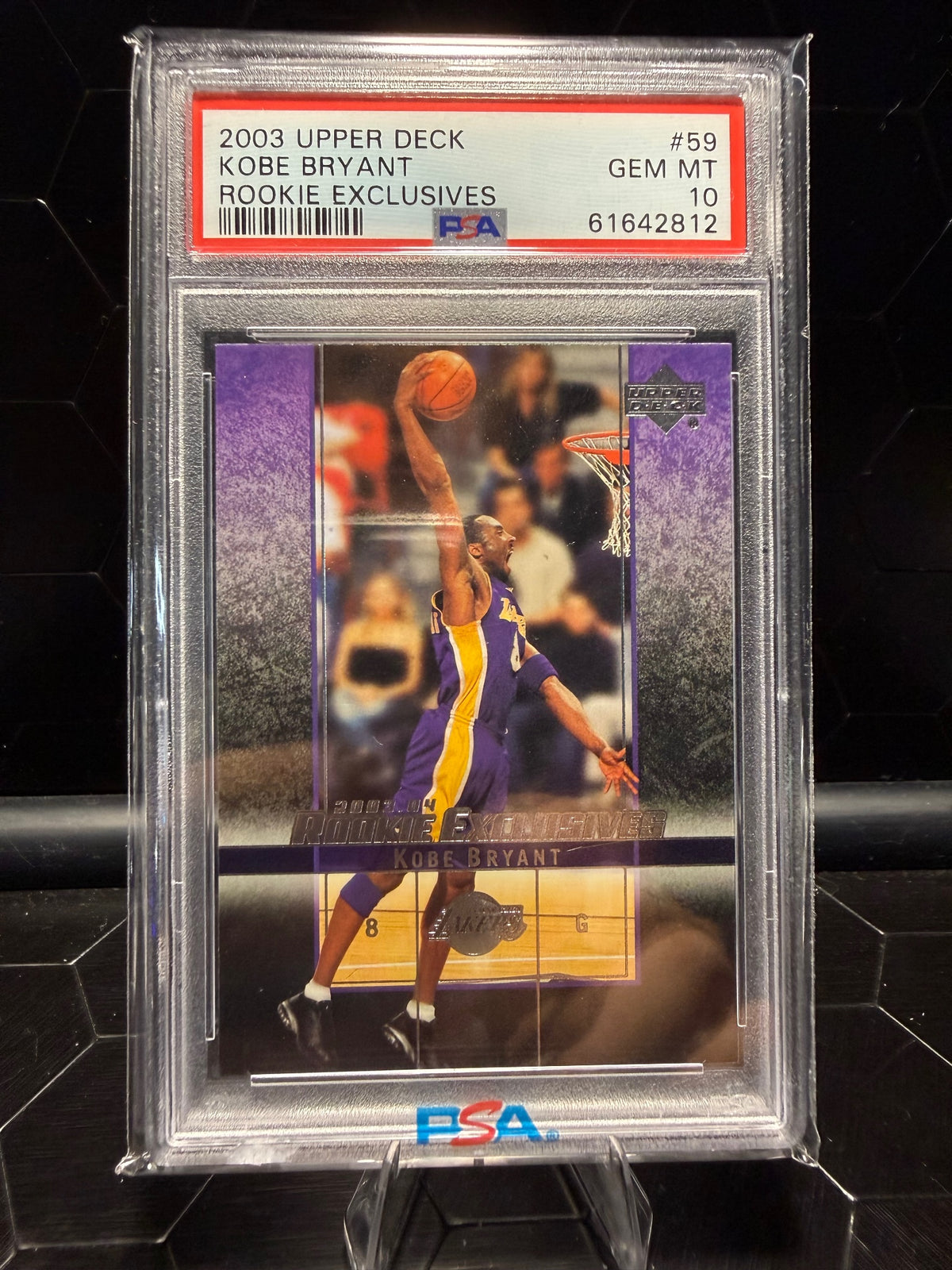 2003–04 Upper Deck Rookie Exclusives Kobe Bryant #59 PSA 10