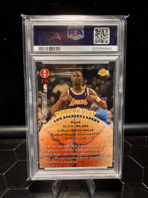 1996-97 Stadium Club #R9 Kobe Bryant Member's Only Rookies (Series Two) PSA 8