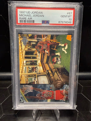 1997 Upper Deck Jordan Michael Jordan #67 Rare Air PSA 10