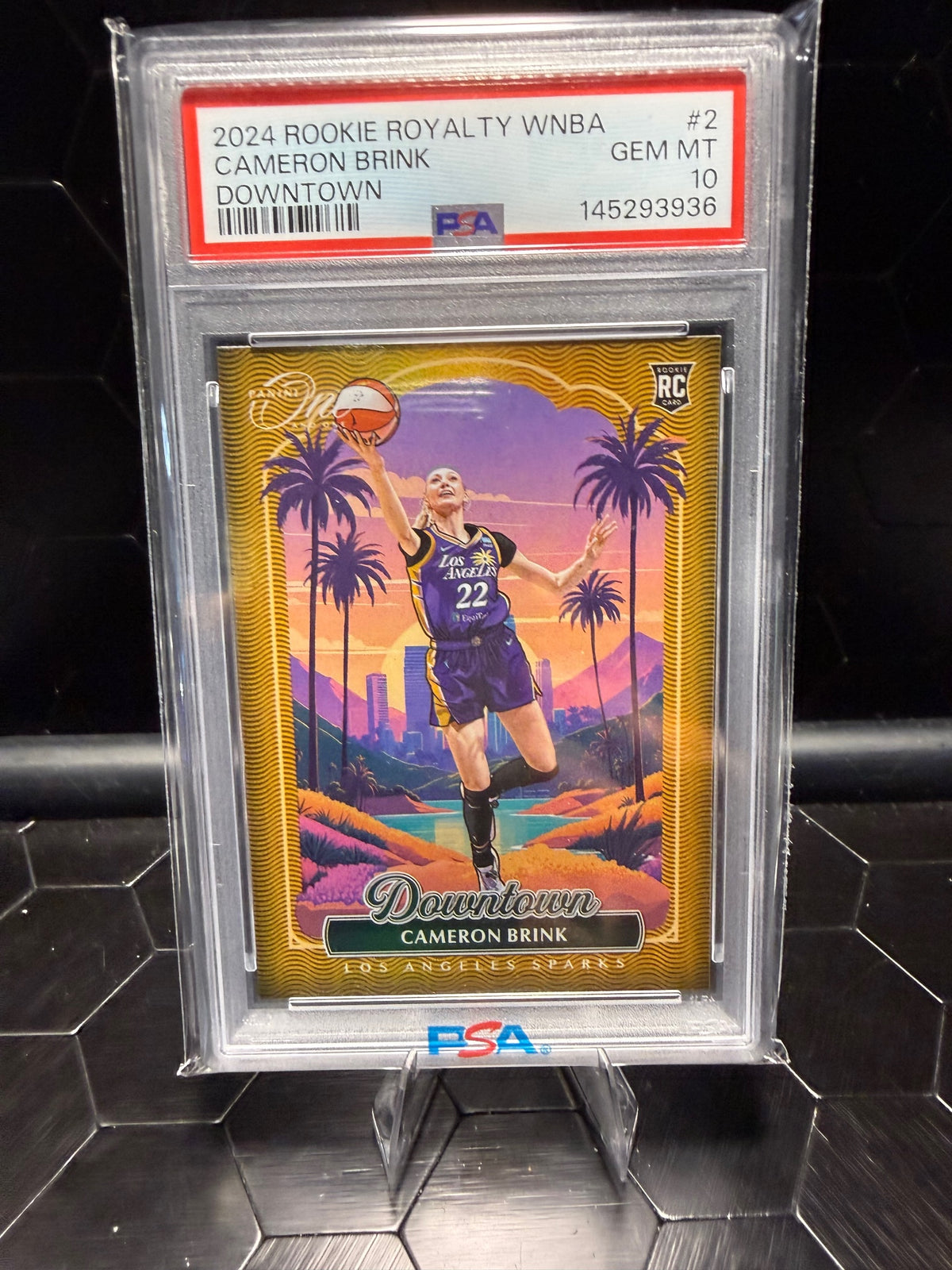 2024 Panini Instant Rookie Royalty WNBA Cameron Brink #2 Downtown RC PSA 10