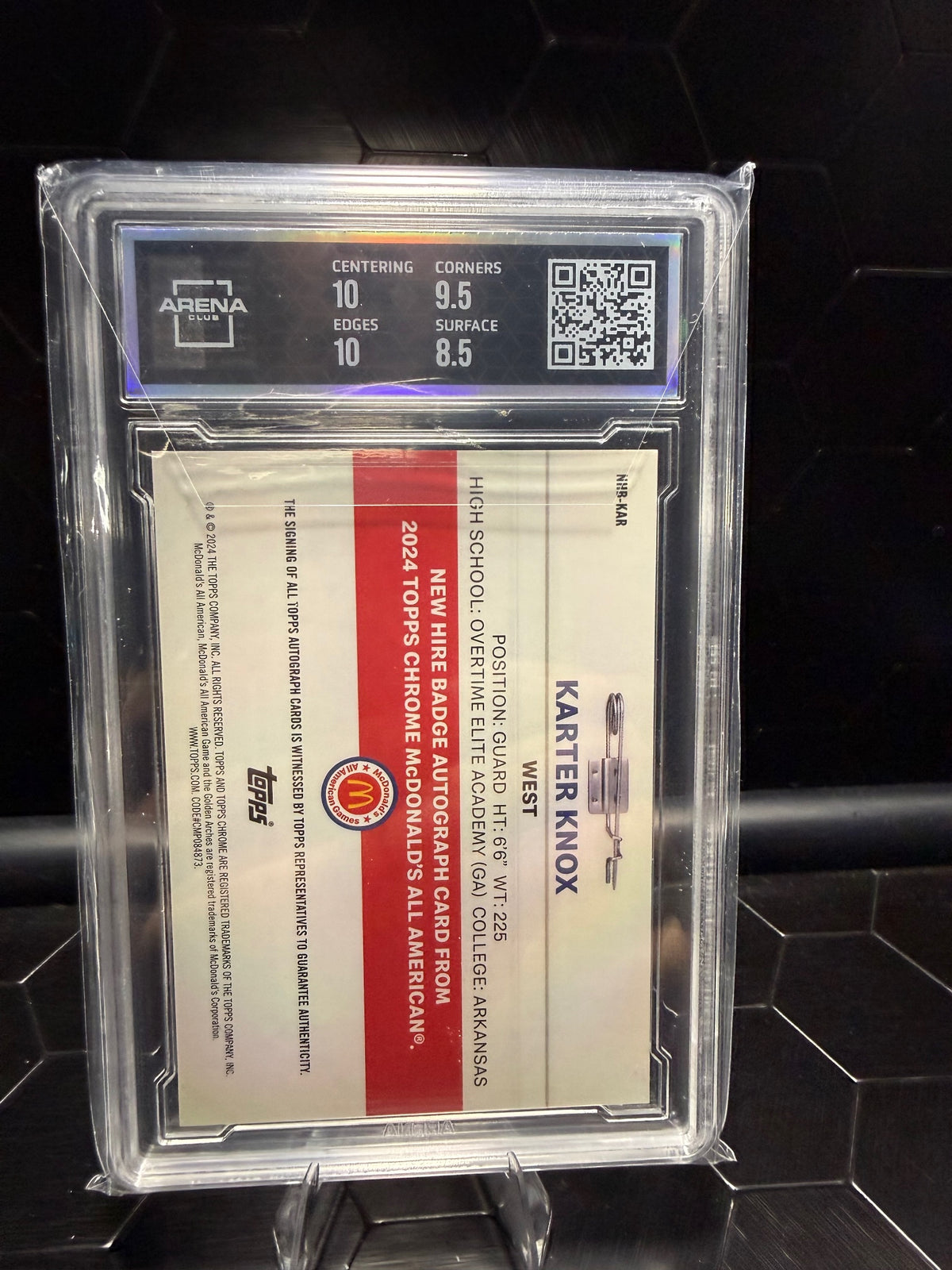 2024 Topps Chrome #NHB-KAR Karter Knox Red Raywave /5 Other 9