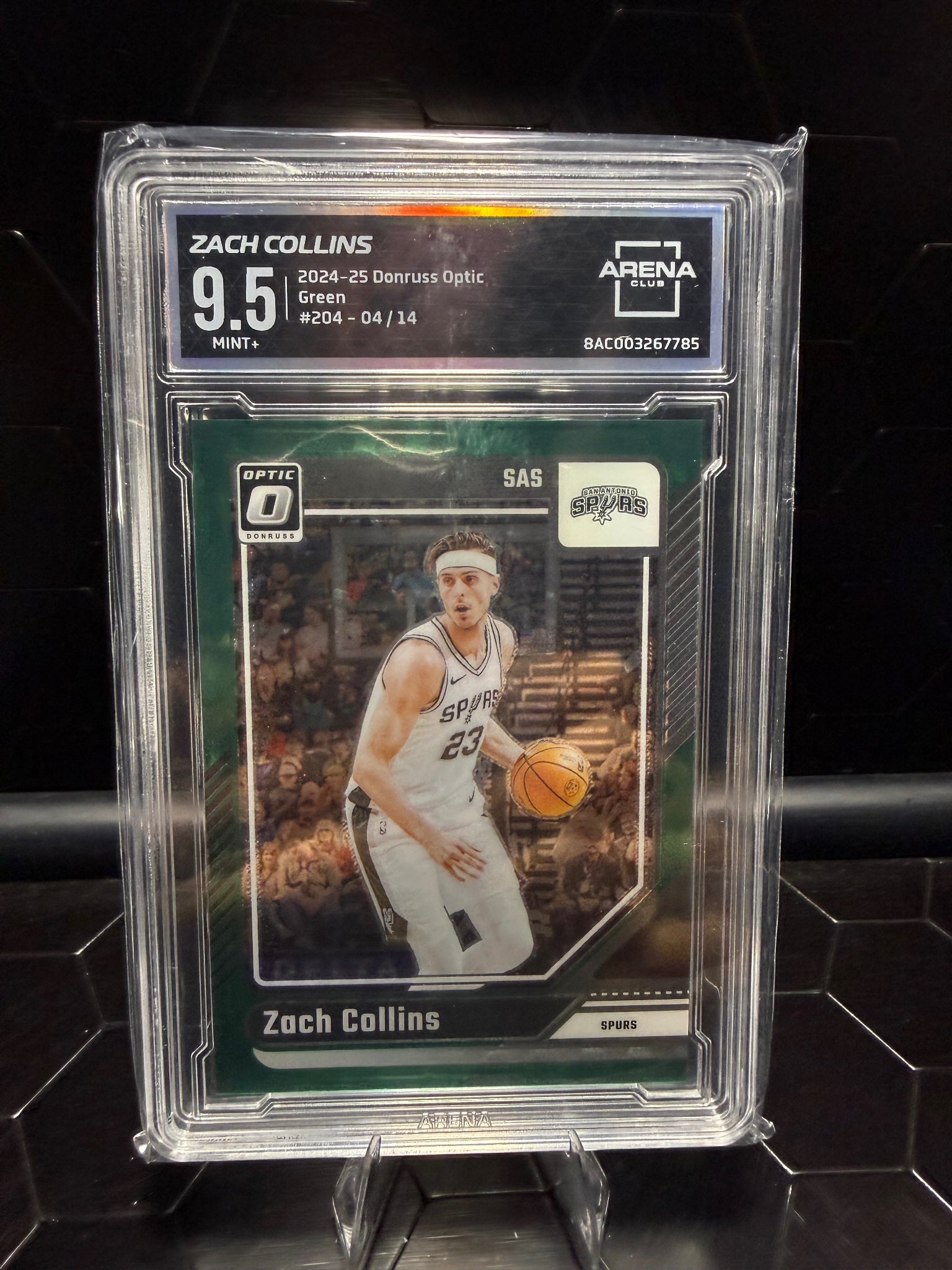 2024–25 Donruss Optic Zach Collins #204 FOTL Green 04/14 Arena