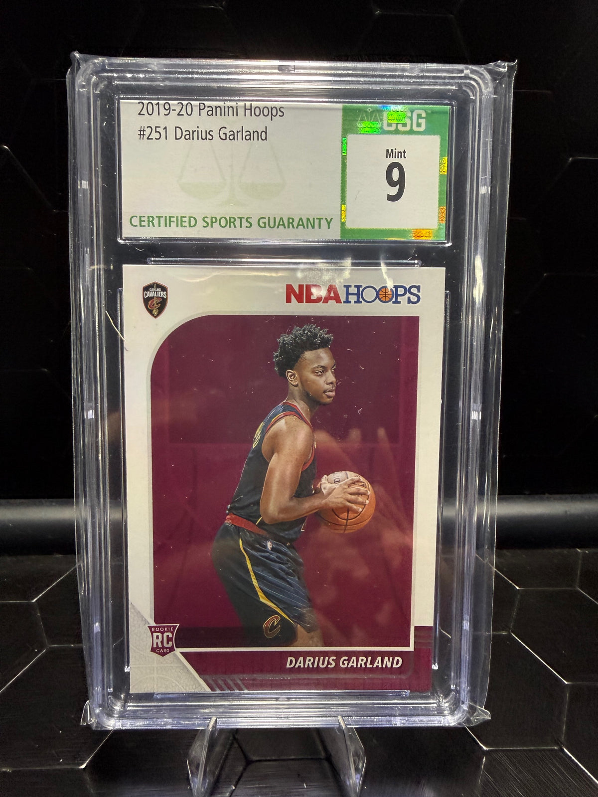 2019-20 Panini Hoops Darius Garland #251 RC CSG 9