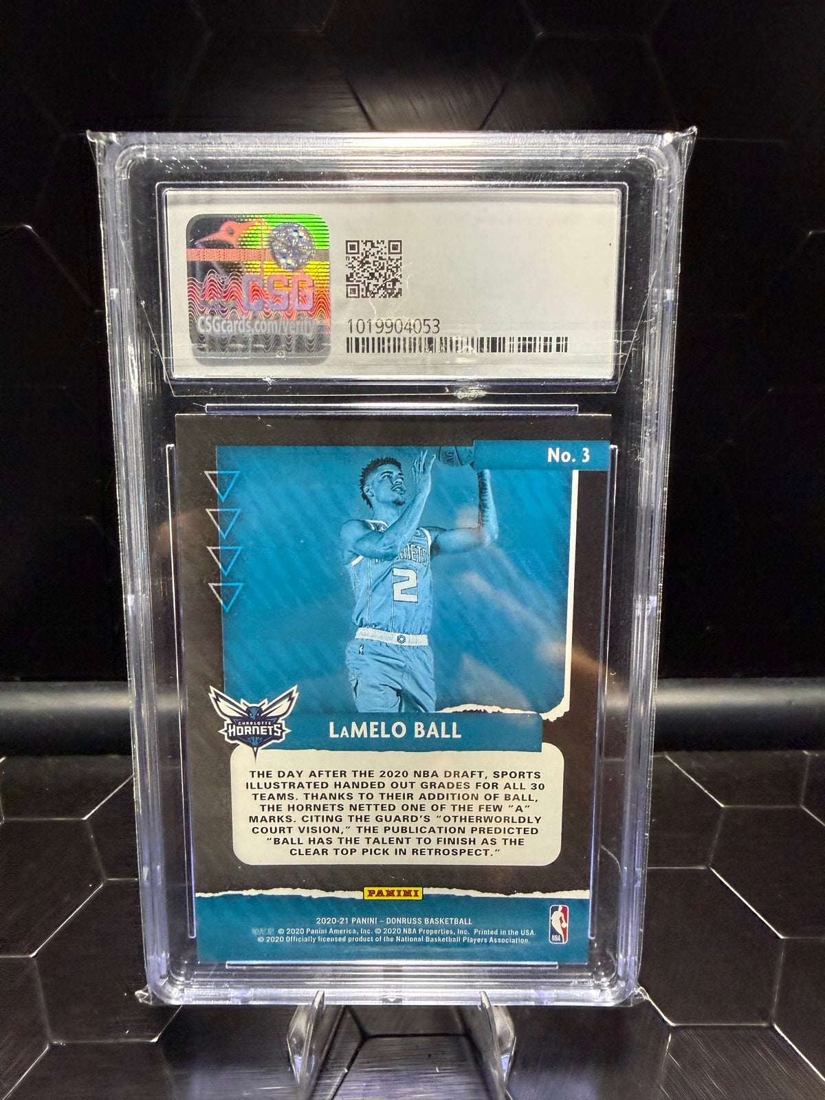 2020-21 Donruss #3 LaMelo Ball Great X-Pectations CSG 9.5