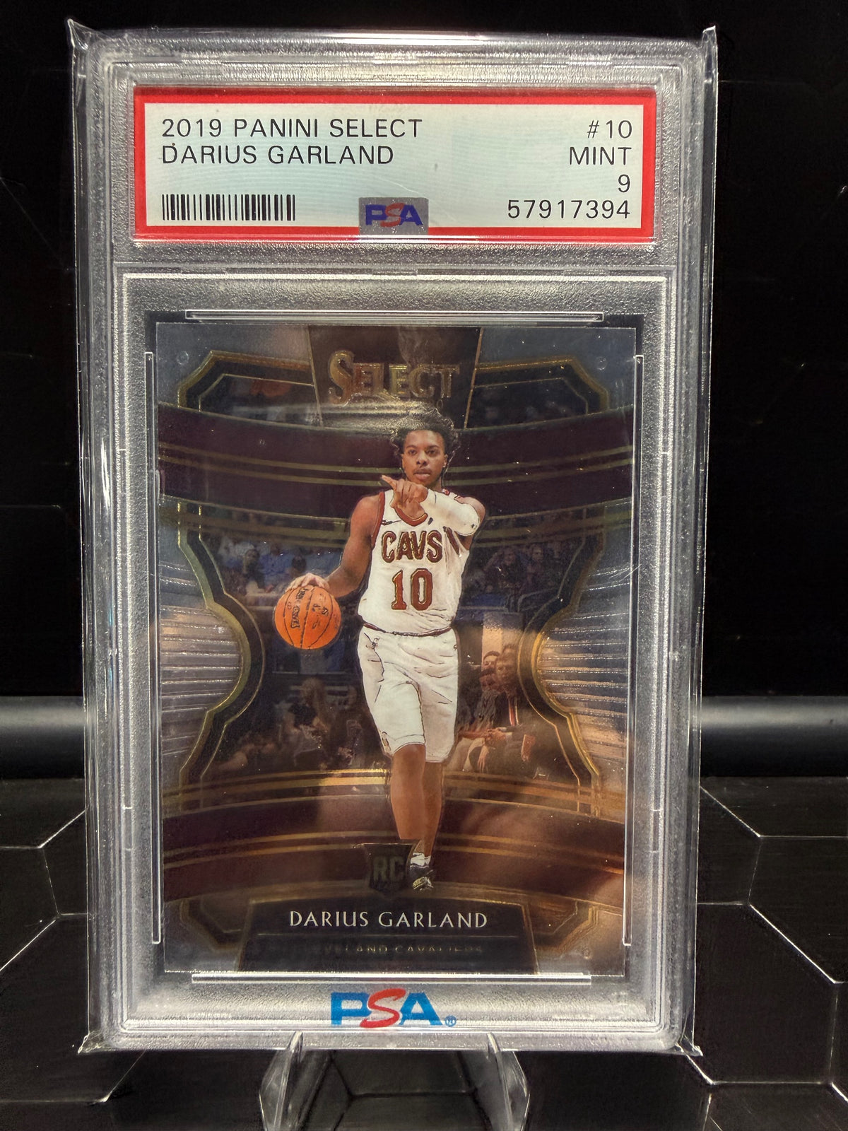 2019-20 Panini Select #10 Darius Garland PSA 9