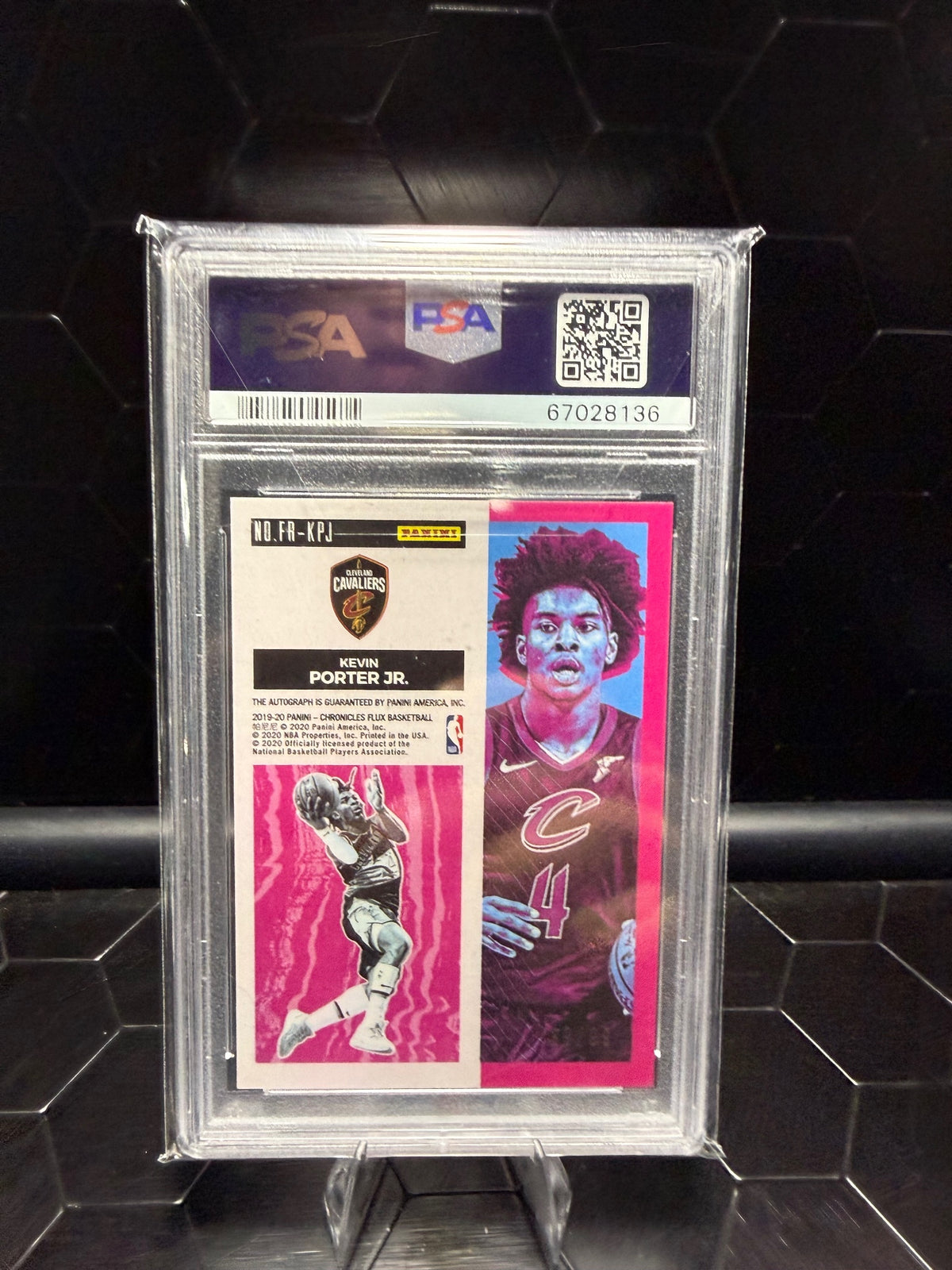 2019-20 Panini Chronicles Kevin Porter Jr. #FR-KPJ Flux Rookie Auto /99 PSA 9