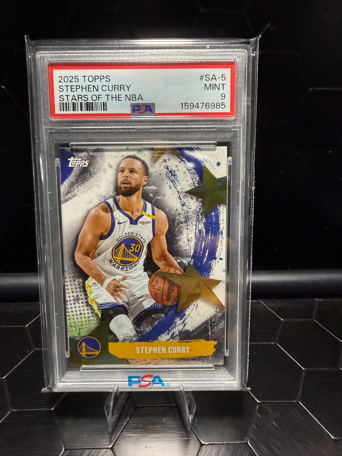 2025 Topps Stephen Curry #SA-5 Stars of the NBA PSA 9