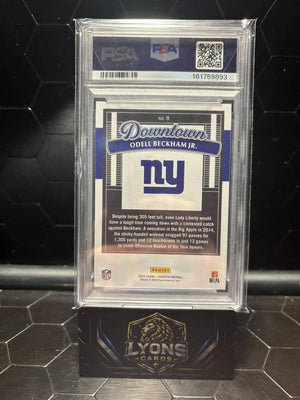 2025 Donruss Odell Beckham Jr. #9 Downtown Horizontal PSA 10