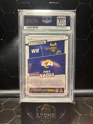 2025 Panini Luminance Puka Nacua #20 Animation PSA 10