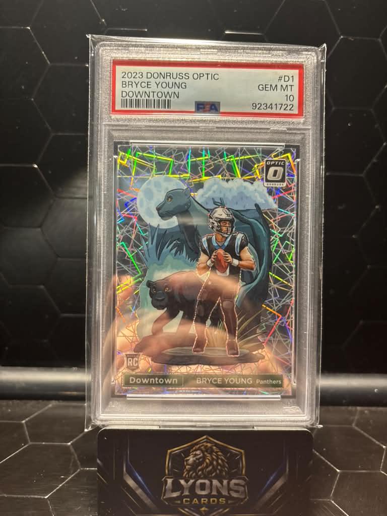 2023 Donruss Optic Bryce Young #D-1 Downtown RC PSA 10
