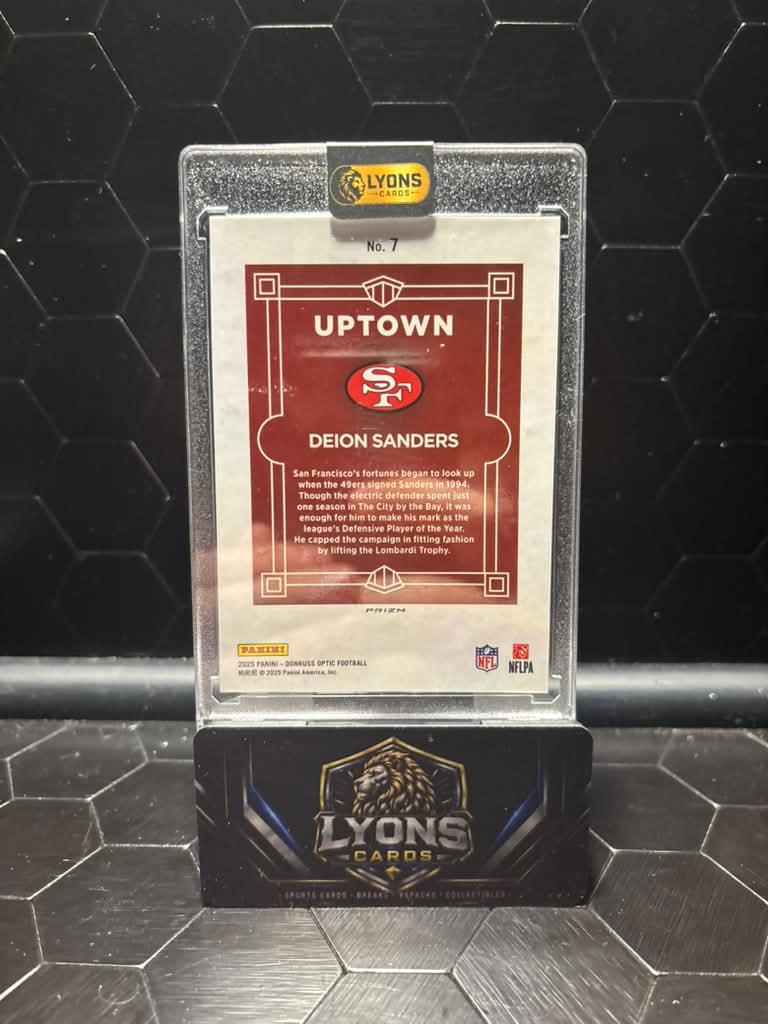 2025 Donruss Optic Deion Sanders #7 Uptown