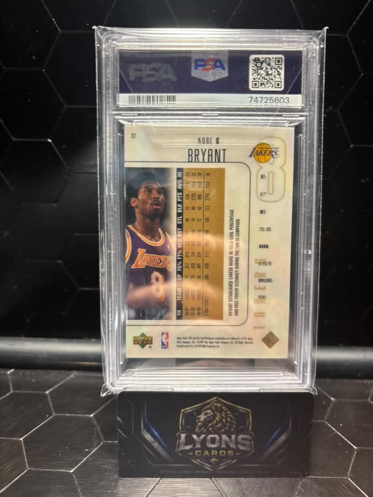 1999 SPx Kobe Bryant #37 PSA 9