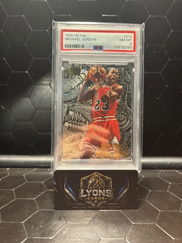 1995 Fleer Metal Michael Jordan #212 PSA 8