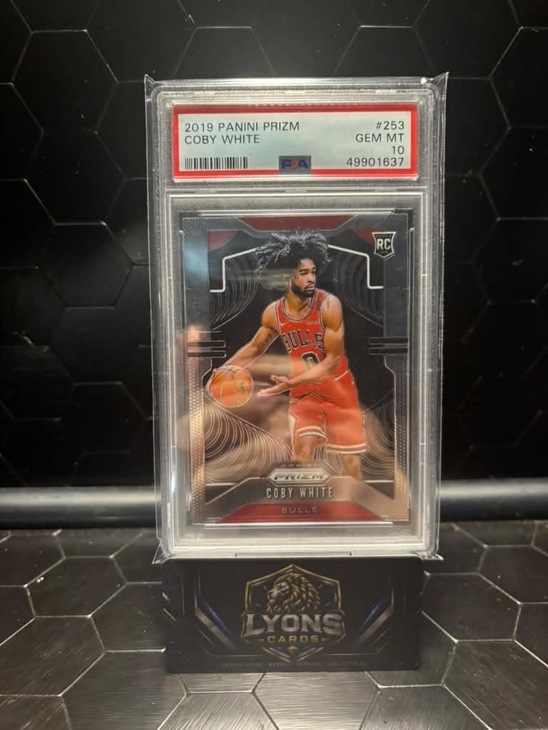 2019-20 Panini Prizm Coby White #253 RC PSA 10