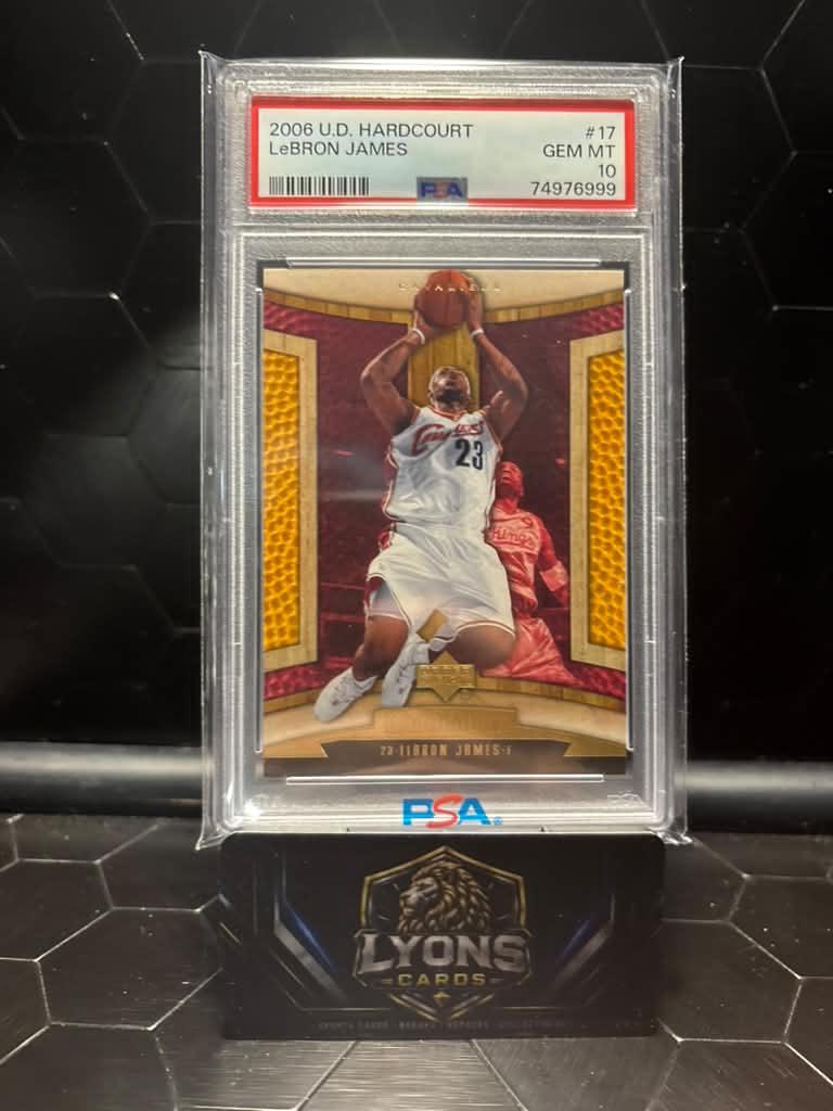 2006-07 Upper Deck Hardcourt LeBron James #17 PSA 10
