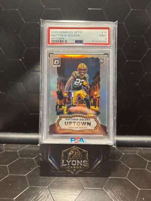 2025 Donruss Optic #14 Matthew Golden Uptown RC PSA 9