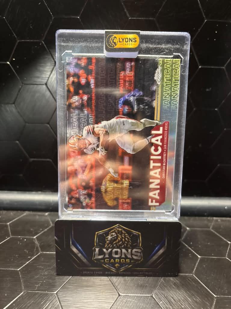 2025 Topps Chrome Christian McCaffrey #FF-30 Fanatical SSP