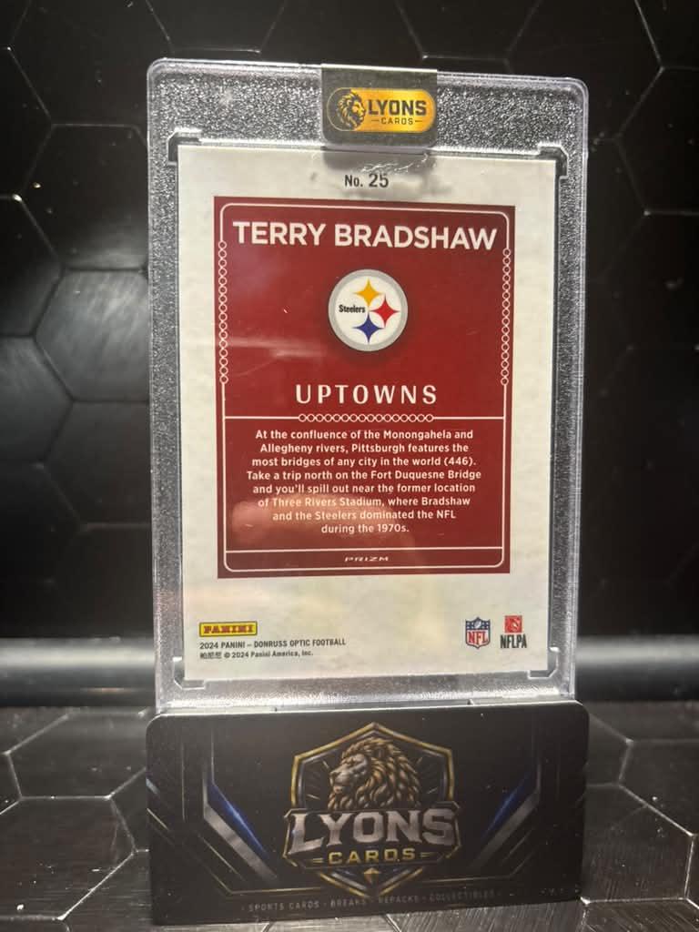 2024 Panini Donruss Optic Terry Bradshaw #25 Uptowns SSP
