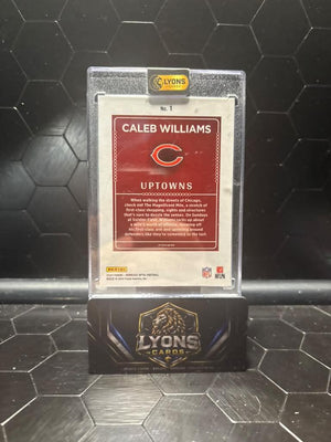 2024 Panini Donruss Optic Caleb Williams #1 Uptowns RC SSP