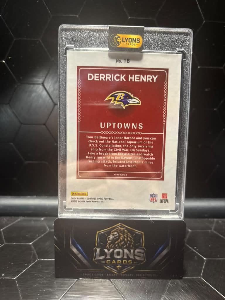 2024 Panini Donruss Optic Derrick Henry #18 Uptowns SSP