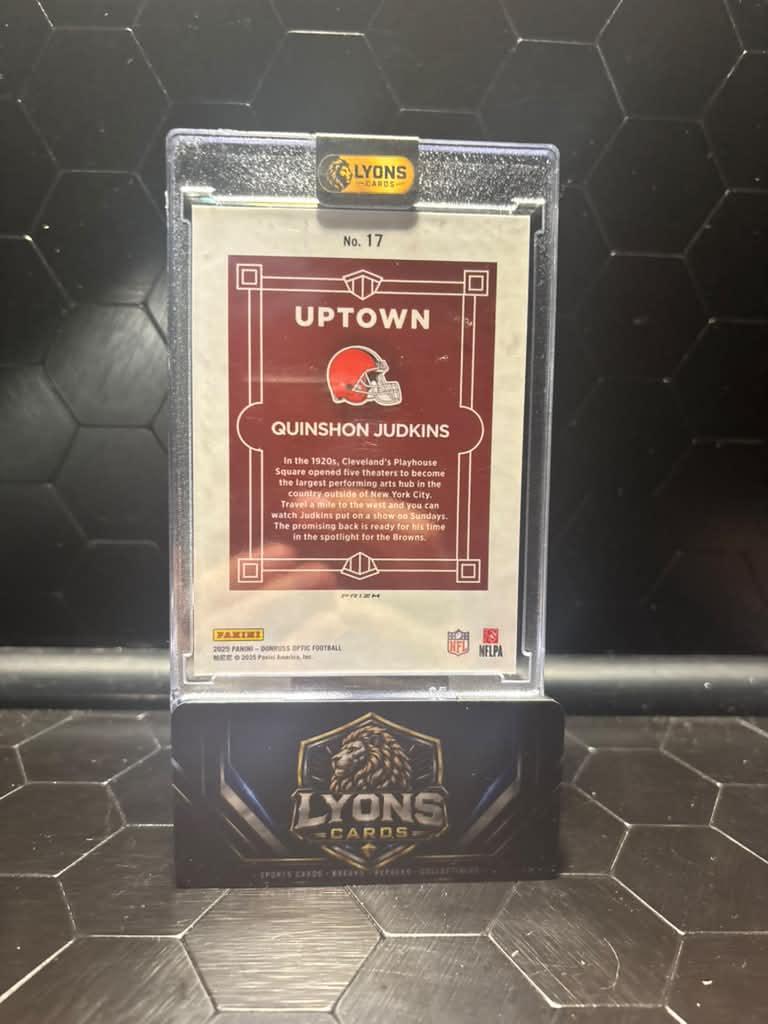 2025 Panini Donruss Optic #17 Quinshon Judkins Uptown