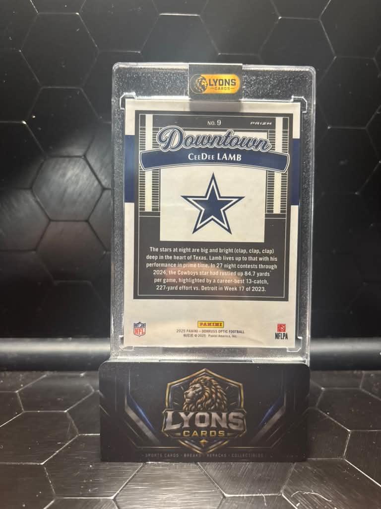 2025 Panini Donruss Optic CeeDee Lamb #9 Downtown SSP