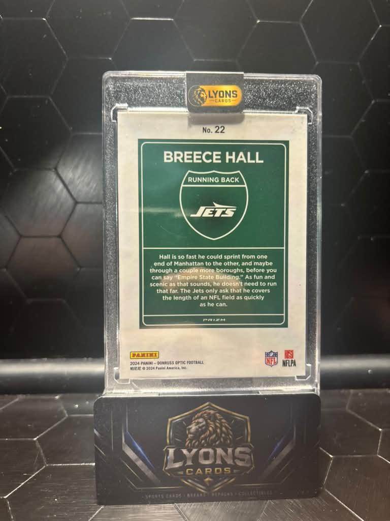 2024 Panini Donruss Optic #22 Breece Hall Downtown
