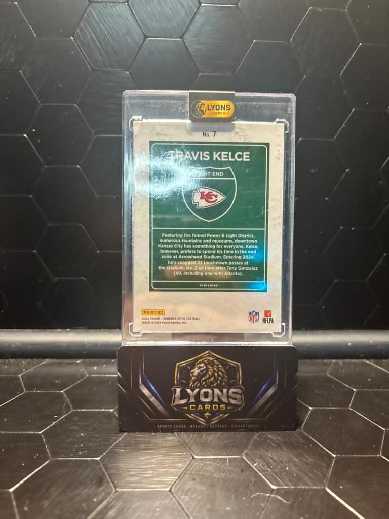 2024 Panini Donruss Optic #7 Travis Kelce Downtown