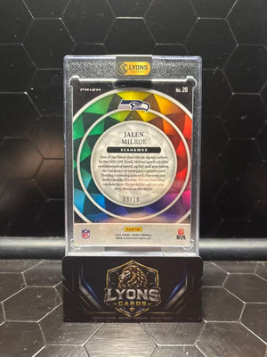2025 Panini Select Jalen Milroe #20 Color Wheel Gold Prizm 09/10