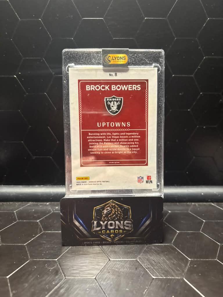 2024 Donruss Optic #8 Brock Bowers Uptowns RC