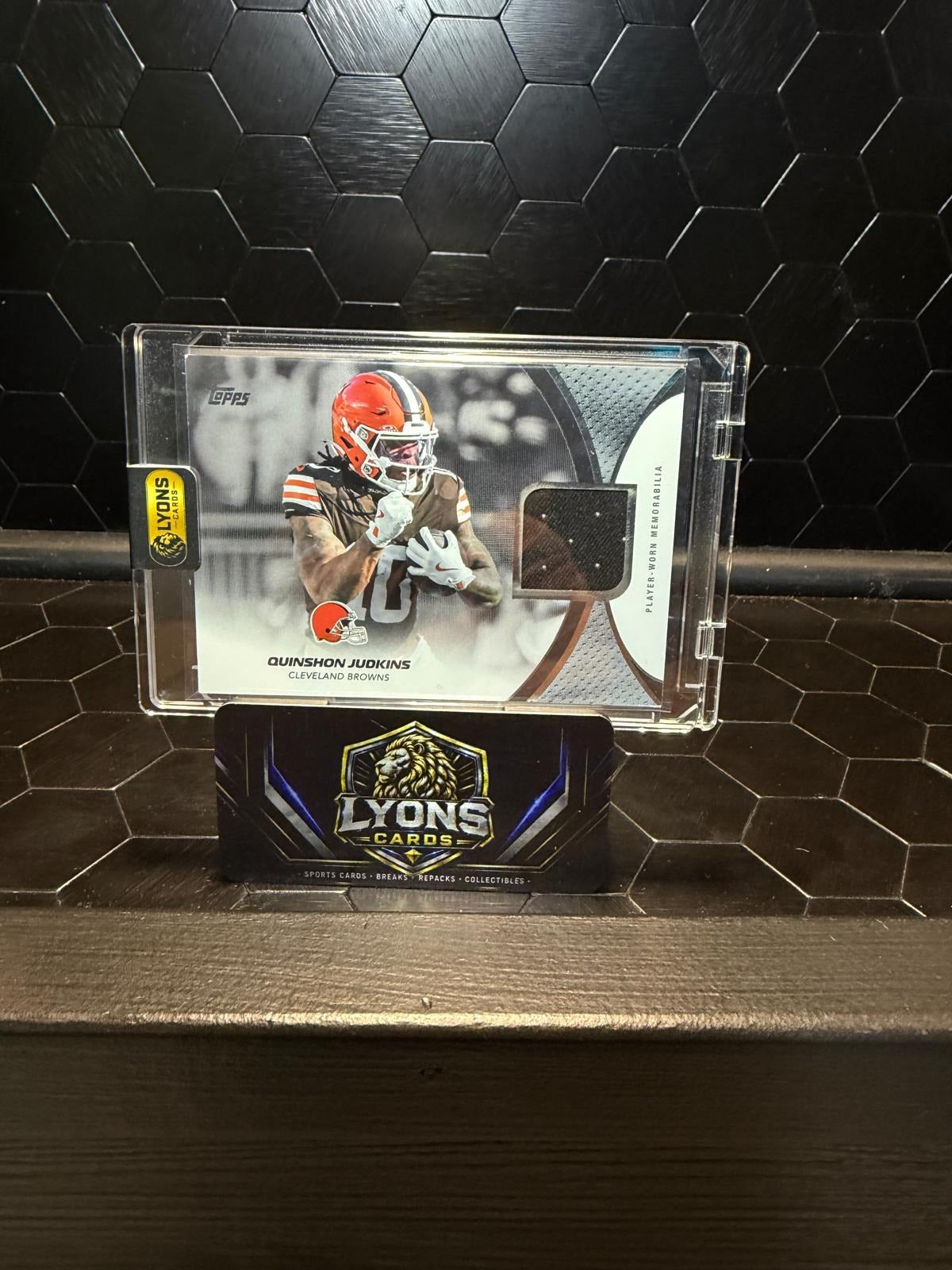 2026 Topps Flagship Quinshon Judkins #NFLM-QJ NFL Material Relic