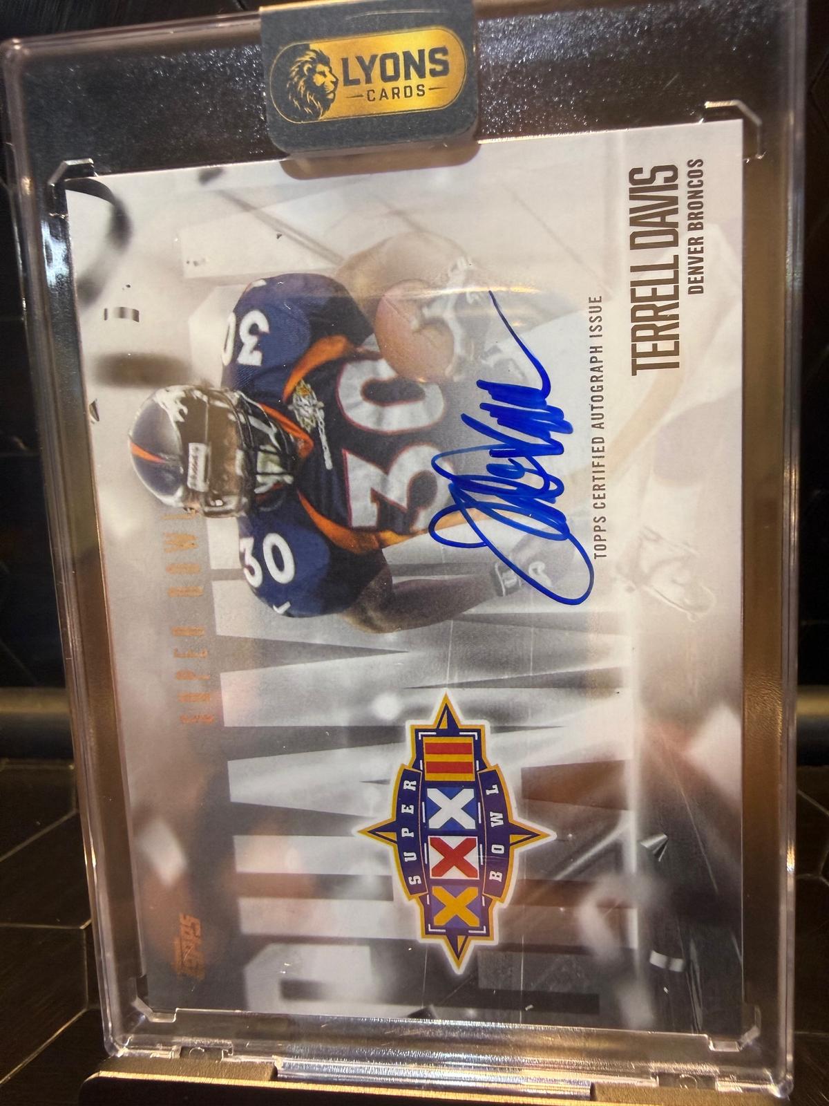 2026 Topps Flagship Terrell Davis #SBCS-TD Super Bowl Champion Signatures Auto