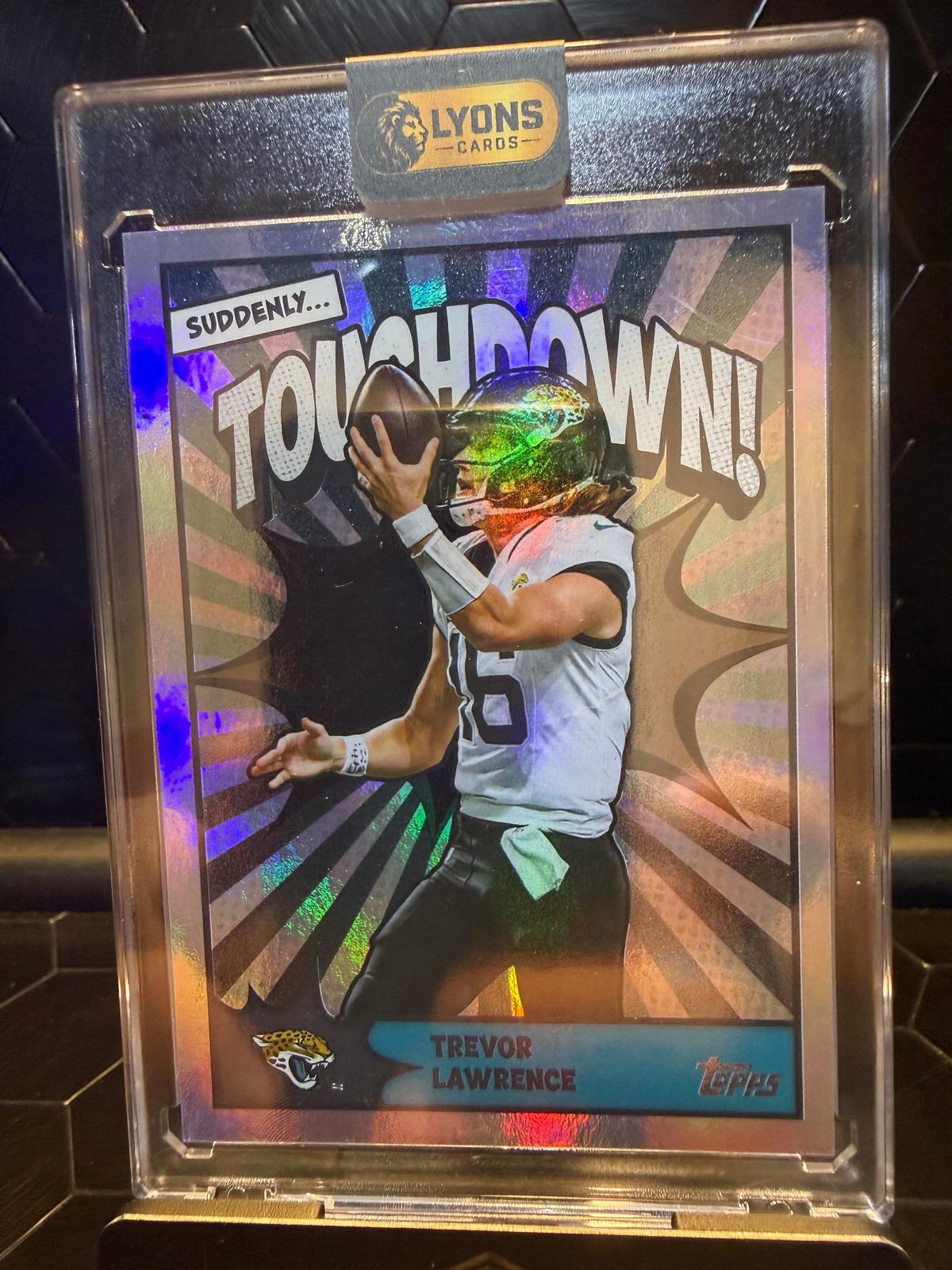2026 Topps Flagship Trevor Lawrence #TD-23 Touchdown SSP