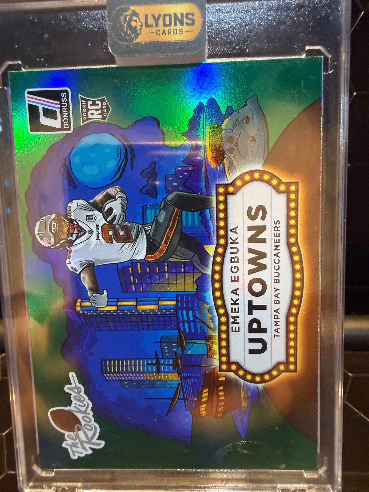 2025 Donruss Emeka Egbuka The Rookies #TRU-5 Uptowns Horizontal RC