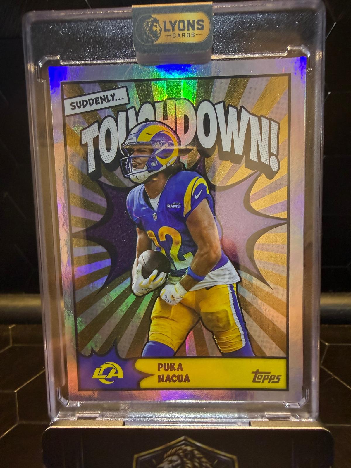2026 Topps Flagship Puka Nacua #TD-29 Touchdown SSP