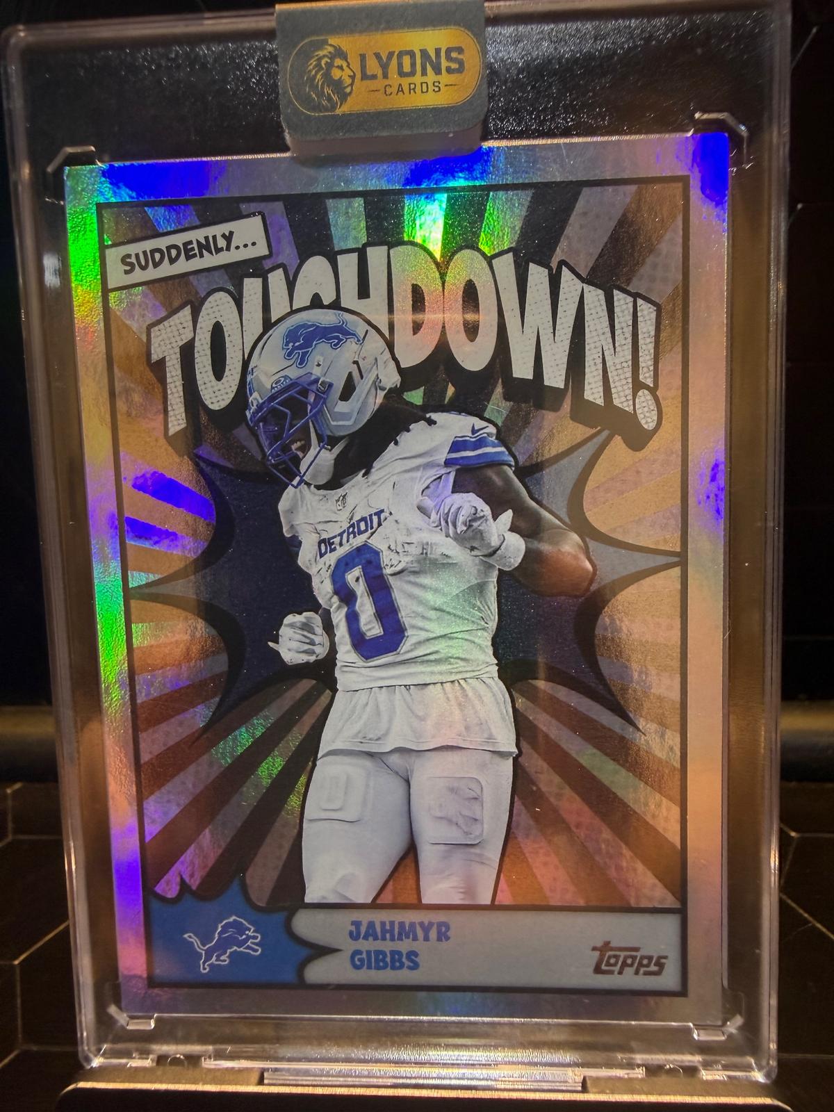 2026 Topps Flagship Jahmyr Gibbs #TD-26 Touchdown SSP