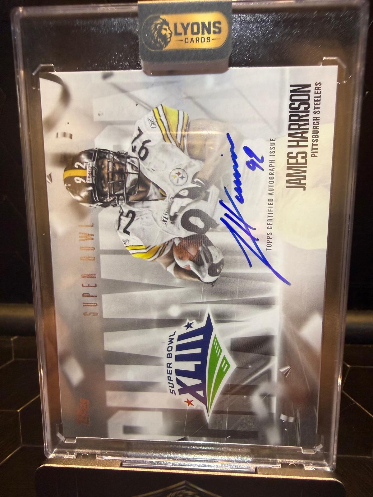 2026 Topps James Harrison #SBCS-JHA Super Bowl Champions Auto