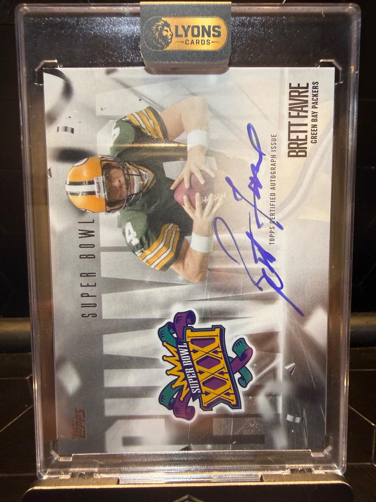 2026 Topps Brett Favre #SBCS-BF Super Bowl XXXI Champions Auto