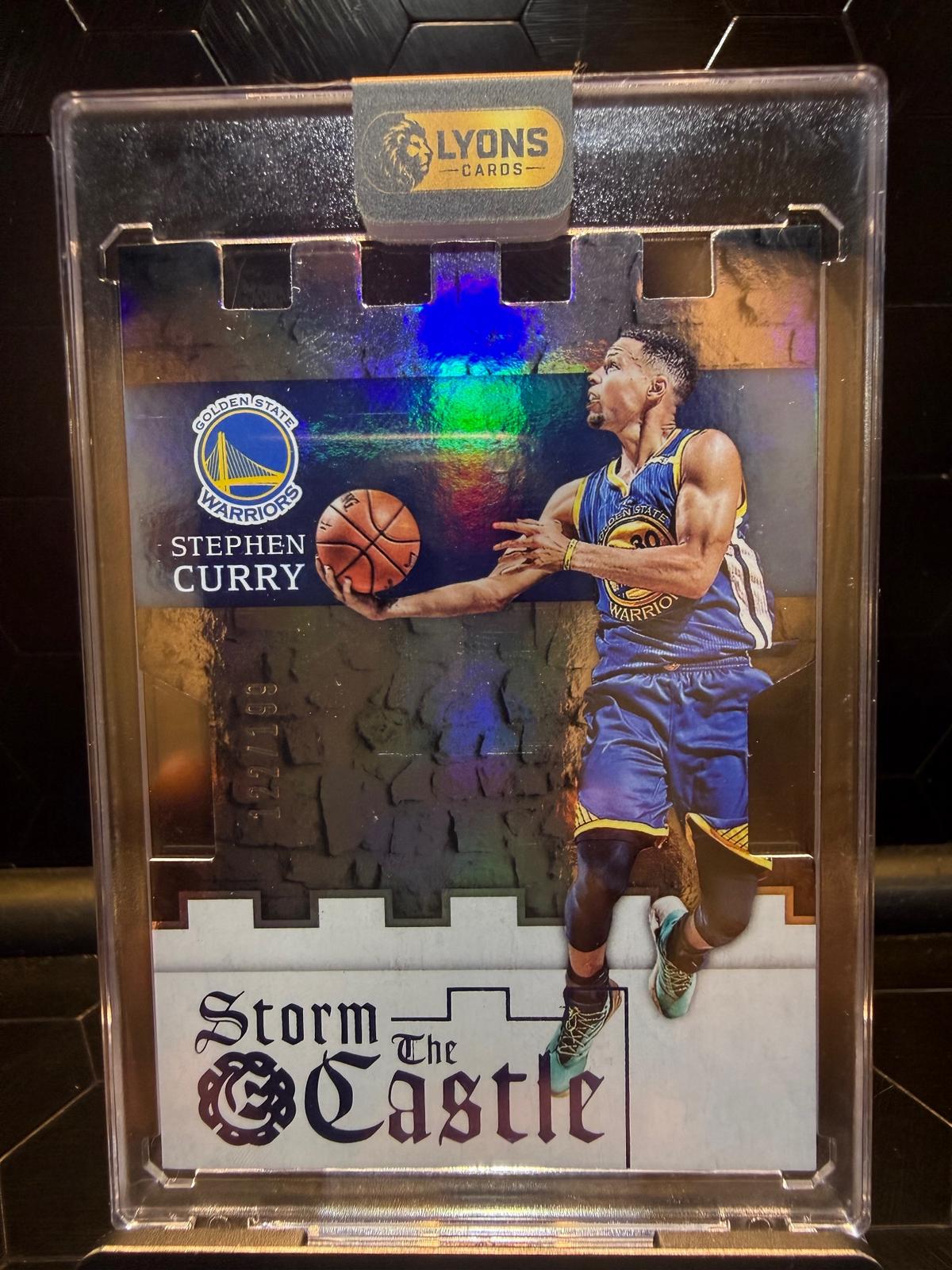 2016-17 Panini Excalibur Stephen Curry #9 Storm the Castle